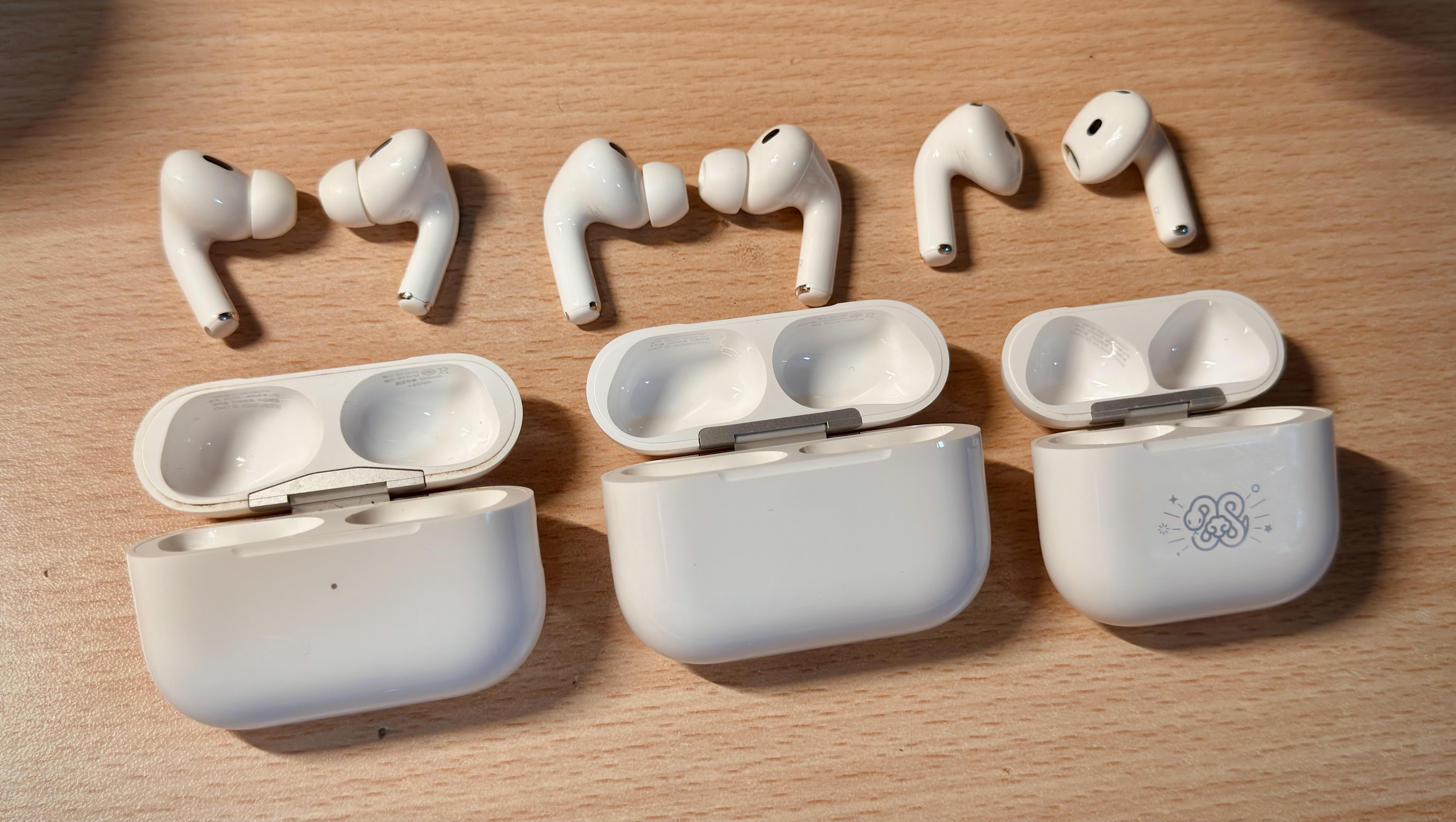 AirPods 耳机形态对比